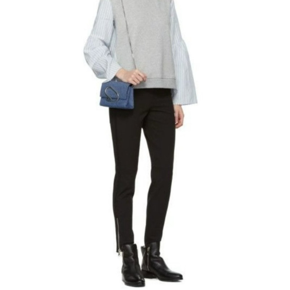 3.1 Phillip Lim Black skinny Ankle Zip Leggings size 0